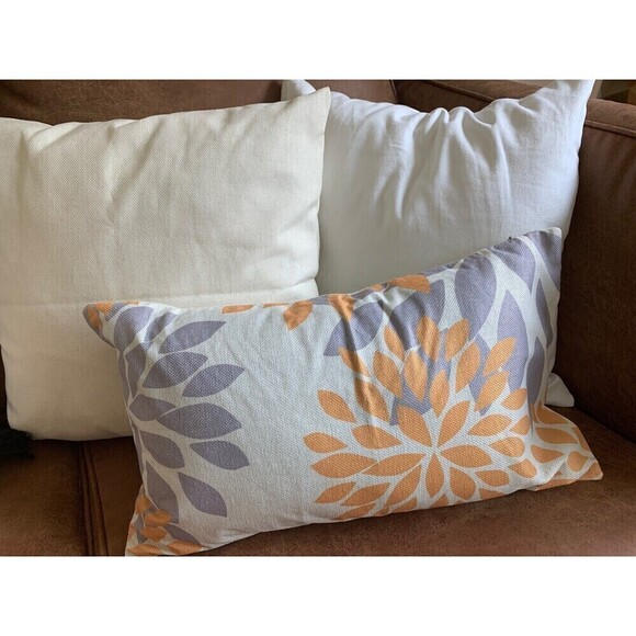 New Set Small Accent Decorative Pillows Covers SIZE: 20” x 11.5" - Picture 4 of 7